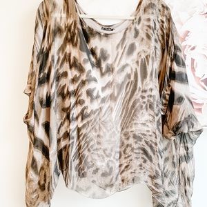 Beautiful animal print blouse